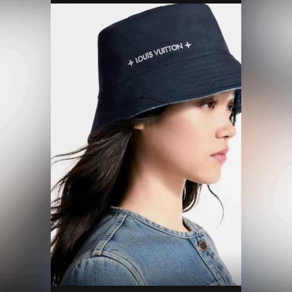 Navy reversible,
Monogram Hat - Picture 11 of 11